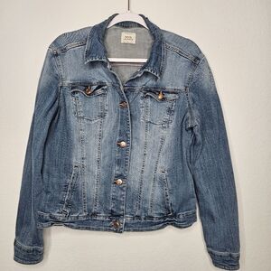MNG By MANGO Denim Jacket Large